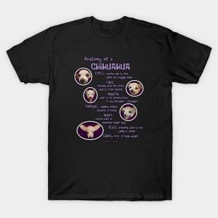 Anatomy of a chihuahua T-Shirt